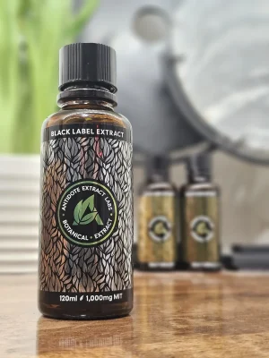 Kratom Extract 120ml Black Label Front